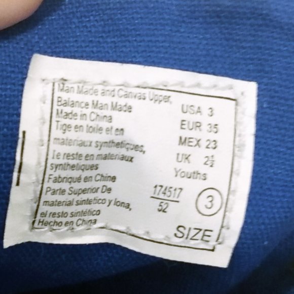 American Eagle Boys Sneakers-Grey-Triple Velcro Hook & Loop-Size 3 - Picture 12 of 12